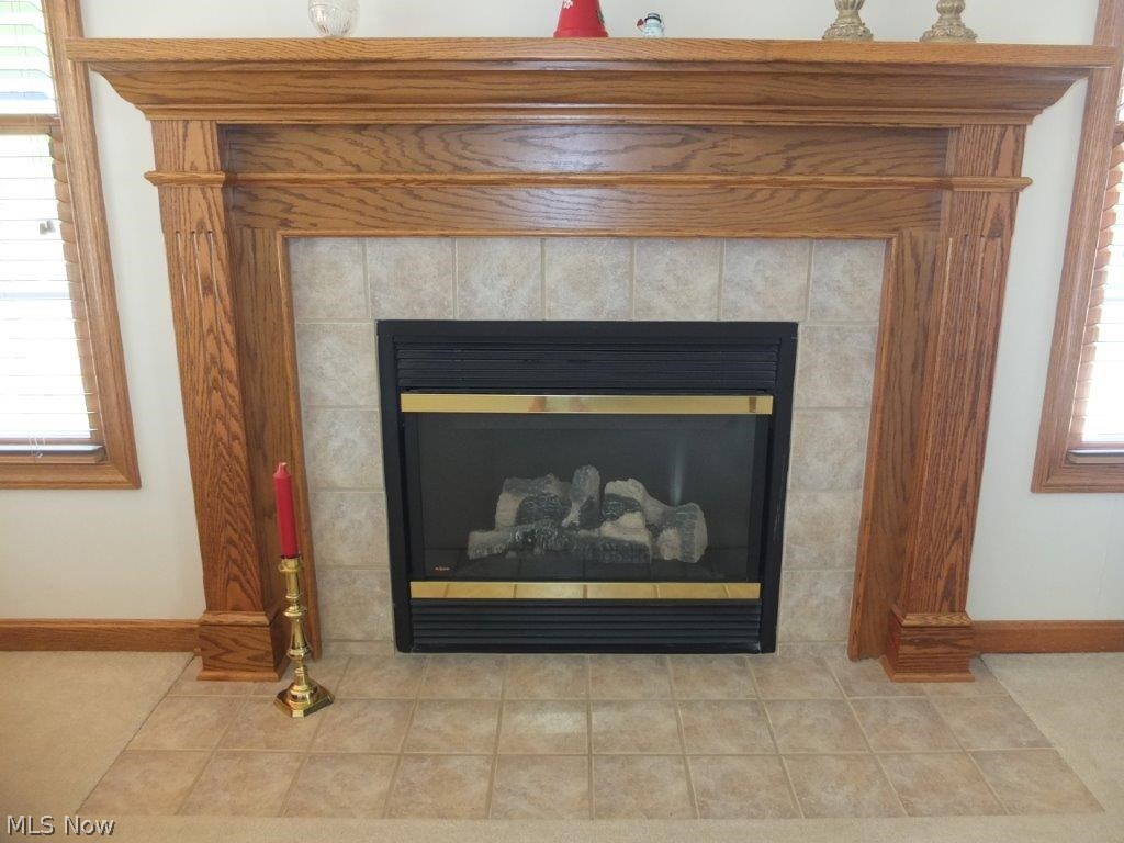 1151 Rolena Circle Northwest Canton, OH 44708 - Photo 17 of 20 Fireplace in the family room.