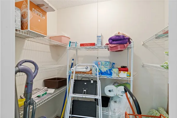 a close view of washer and dryer