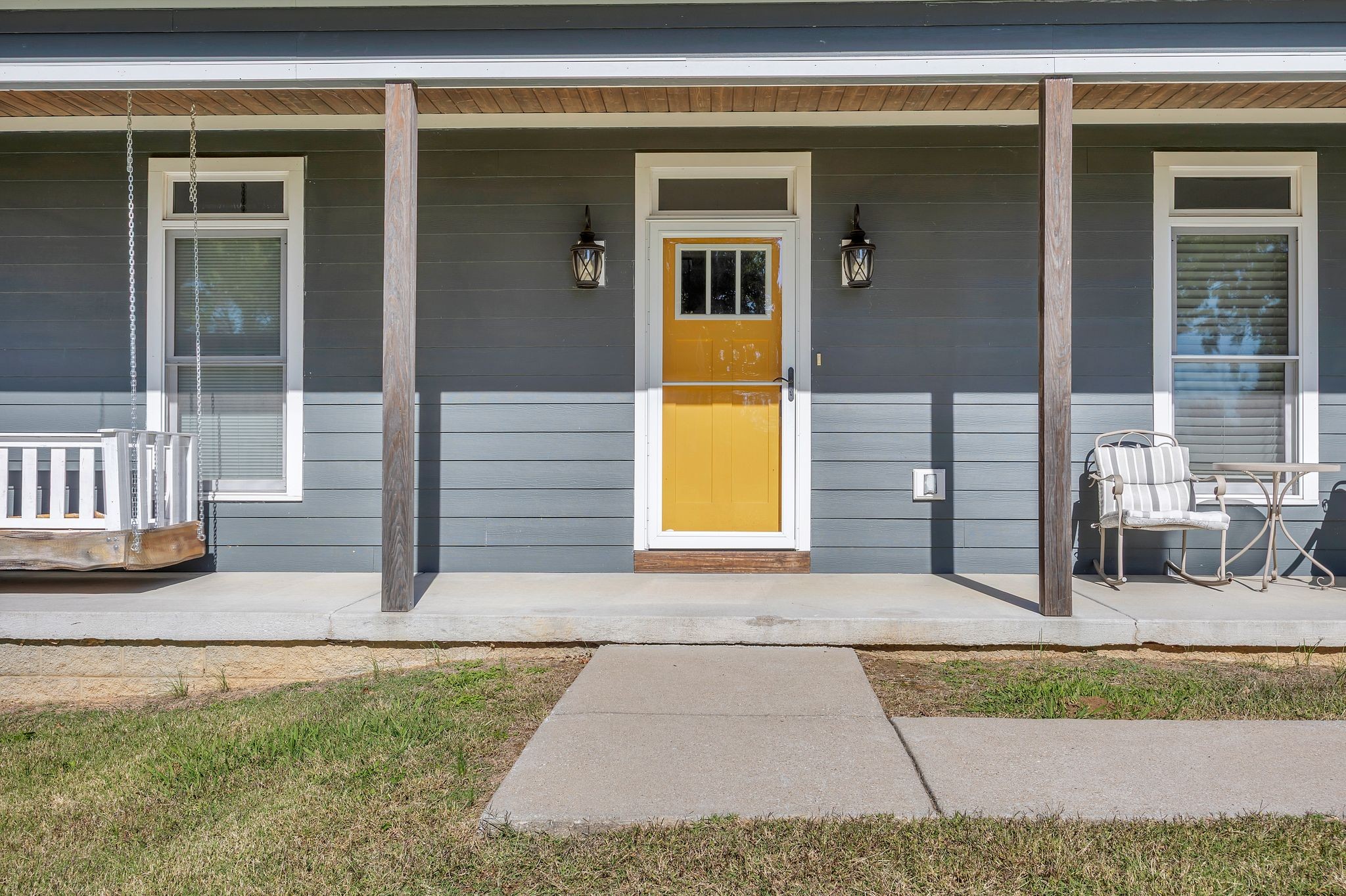 229 Pleasant View Road White Bluff, TN 37187 - Photo 6 of 38 a front view of a house with a garden
