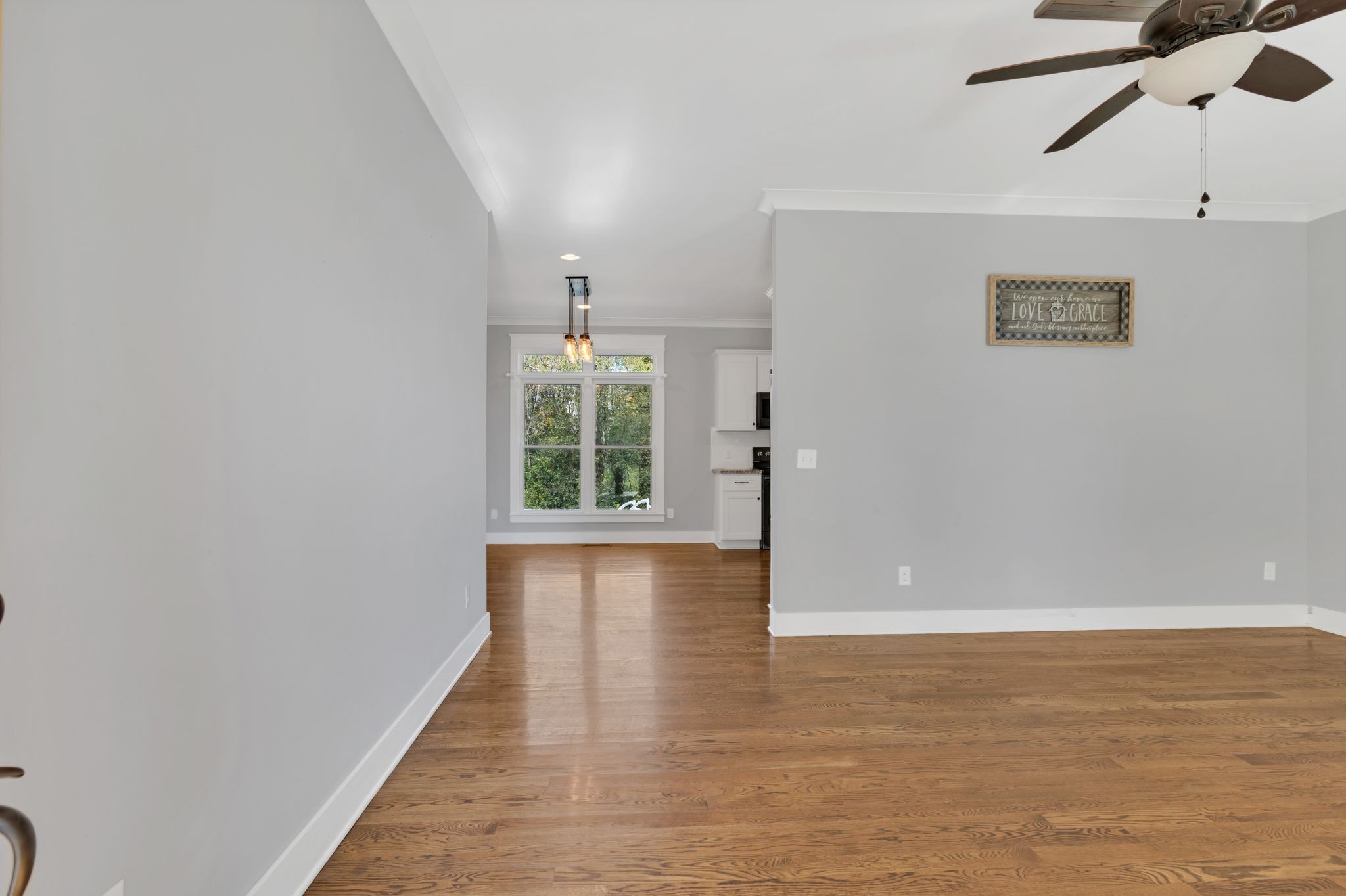 229 Pleasant View Road White Bluff, TN 37187 - Photo 9 of 38 a view of a livingroom with wooden floor