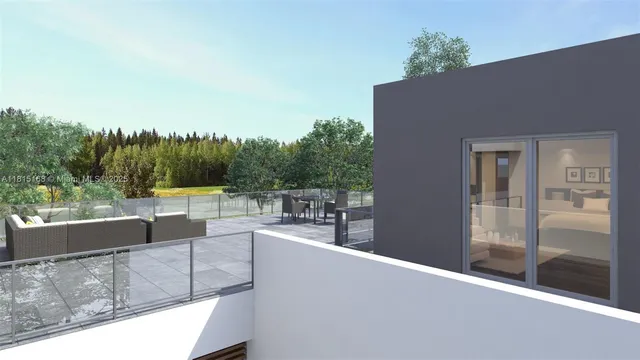 a view of sitting area in balcony