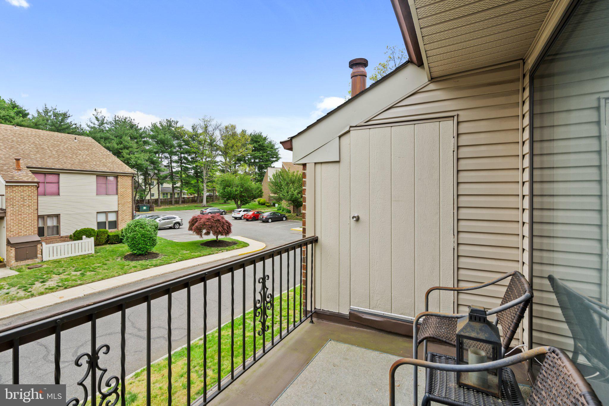 1475 Mt Holly Road, Unit F2 Edgewater Park, NJ 08010 - Photo 27 of 32 Charming balcony with serene views.