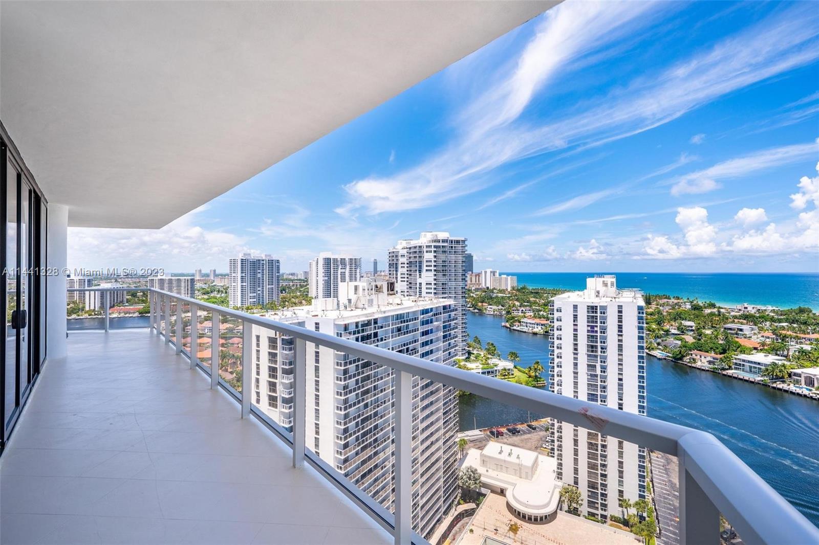 20281 East Country Club Drive, Unit 2302 Aventura, FL 33180 - Photo 1 of 37 a view of a balcony with city view