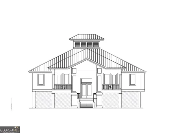 a view of a house with a balcony