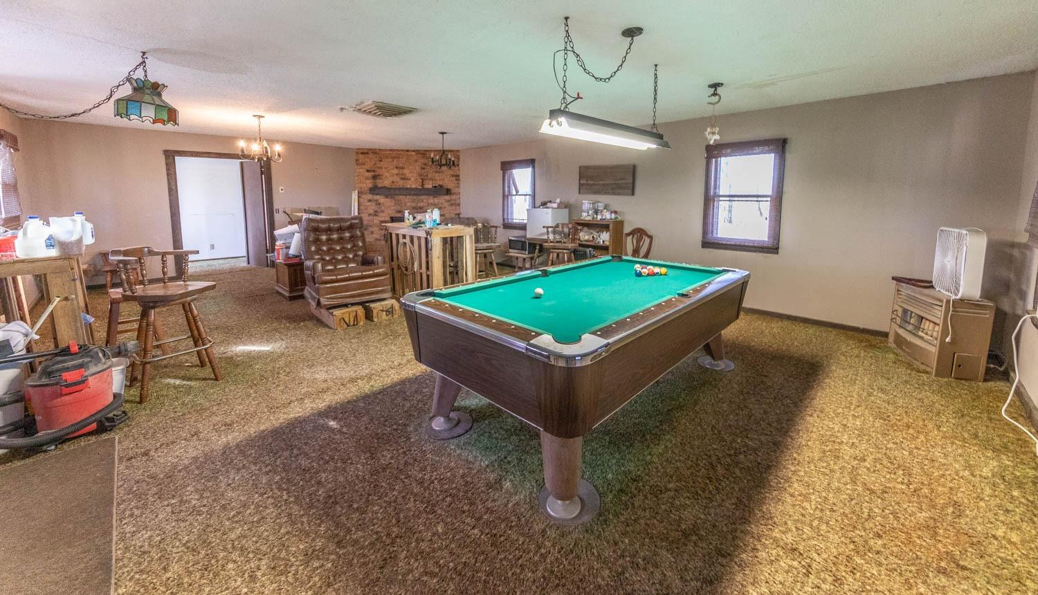 632 FM 3269 Muleshoe, TX 79347 - Photo 40 of 48 a room with pool table and windows