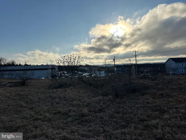 a view of a road with a snow on the road