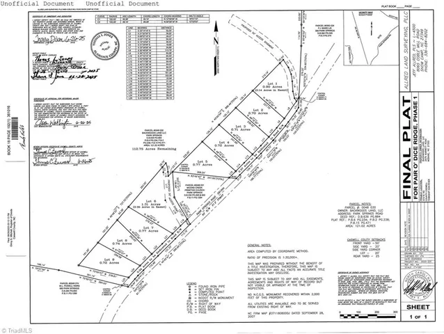 $32,600 | Lot 7 Park Springs Road, Providence, NC 27315