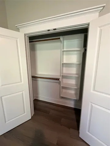 a refrigerator in a kitchen