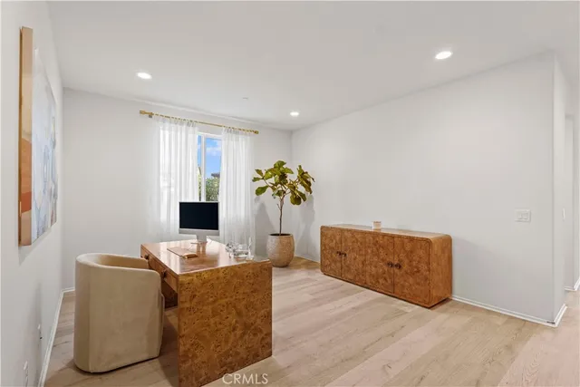 a bed room with a bed and a couch