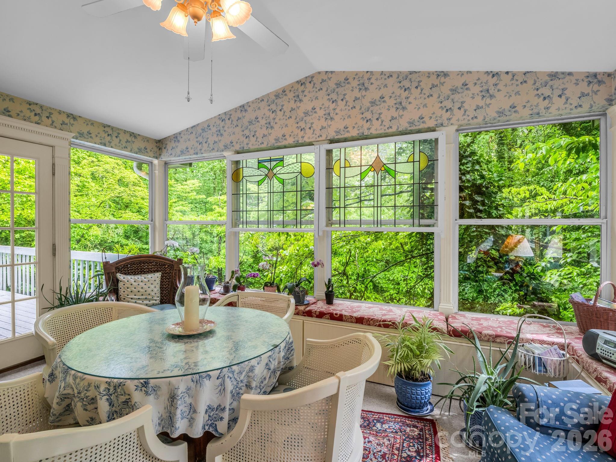 57 Tate Lane Tryon, NC 28782 - Photo 11 of 48 a dining room with furniture window and outside view