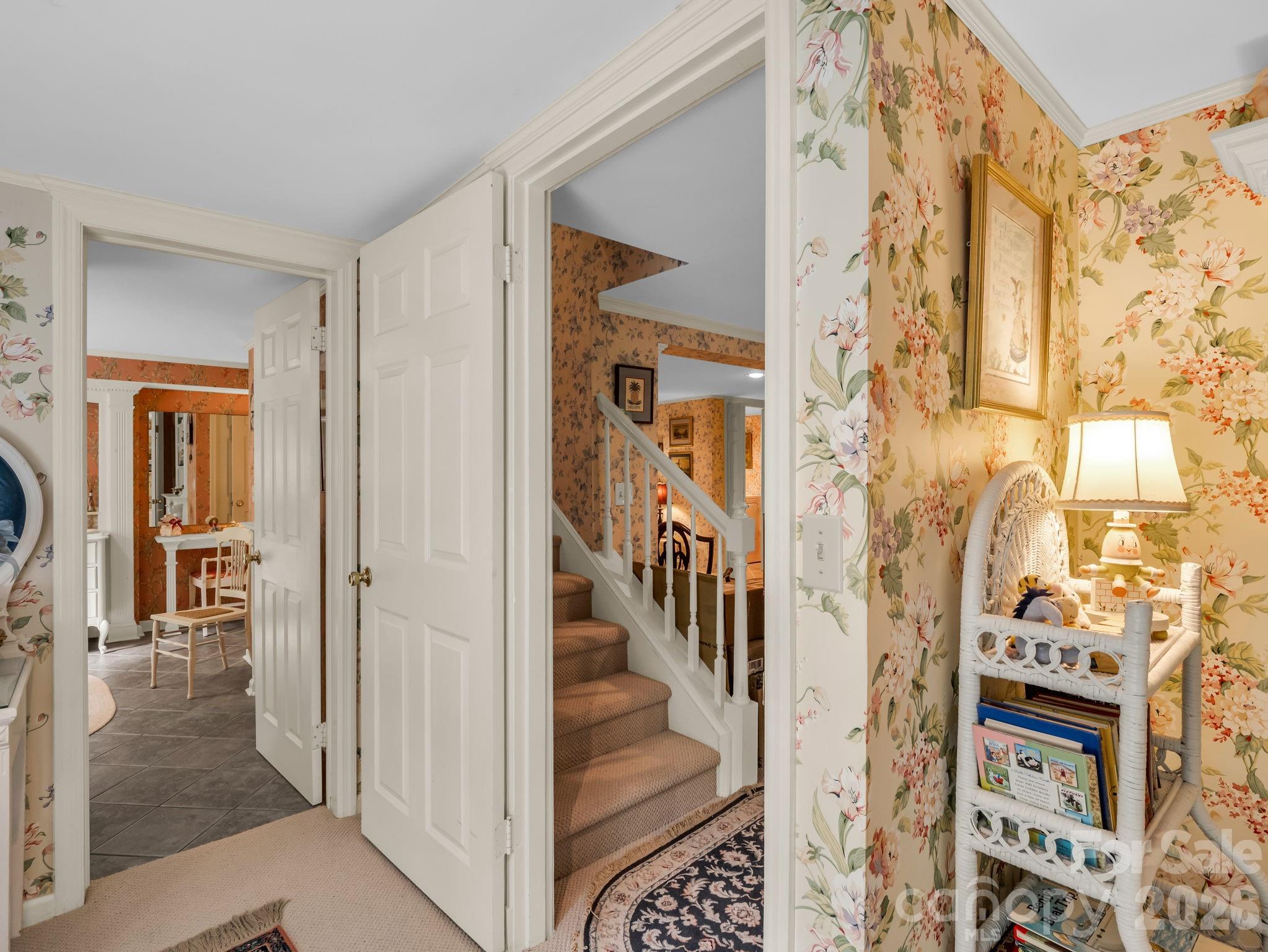 57 Tate Lane Tryon, NC 28782 - Photo 26 of 48 a view of a hallway with wooden floor and entryway