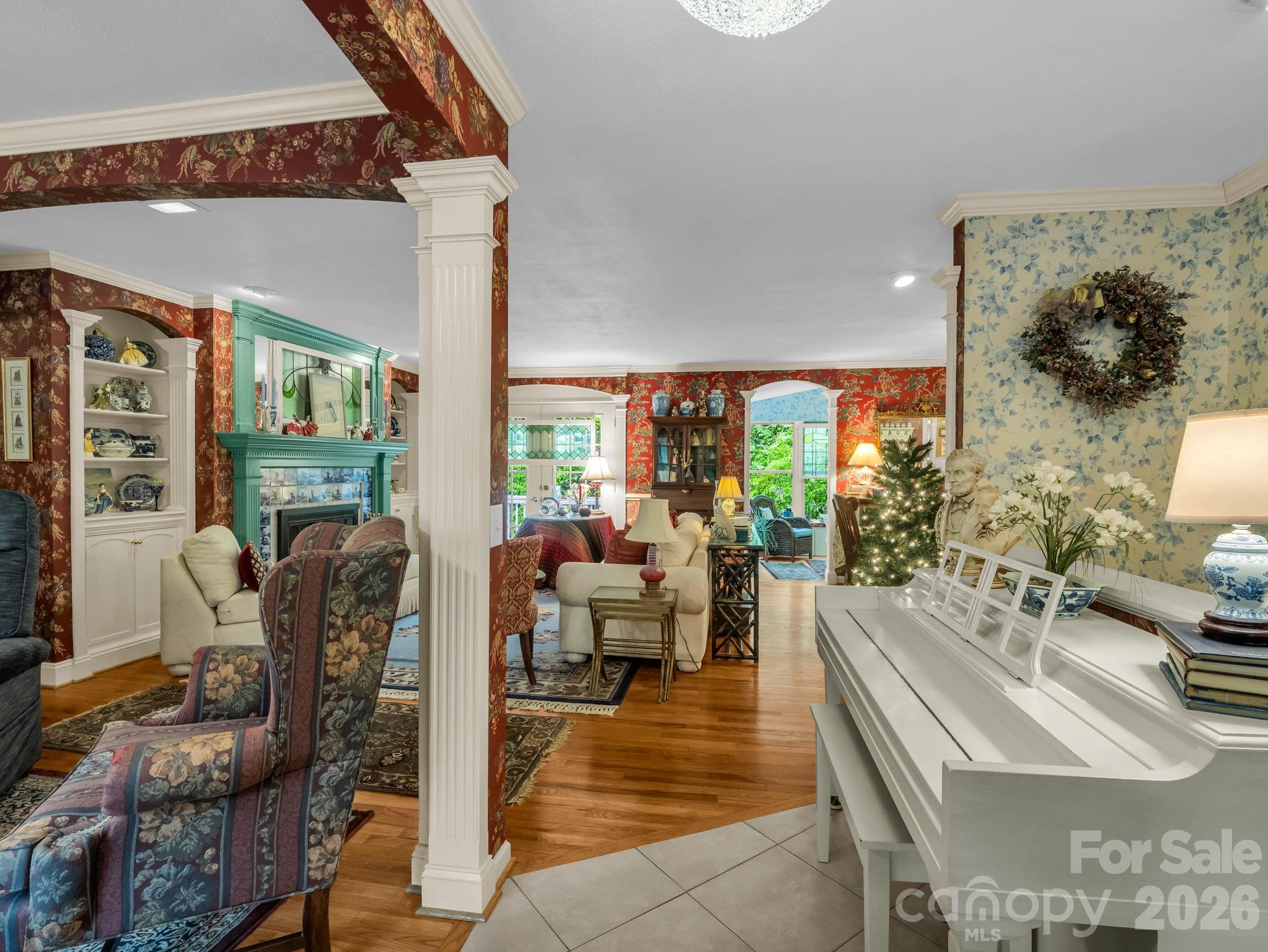 57 Tate Lane Tryon, NC 28782 - Photo 3 of 48 a living room with furniture and large windows