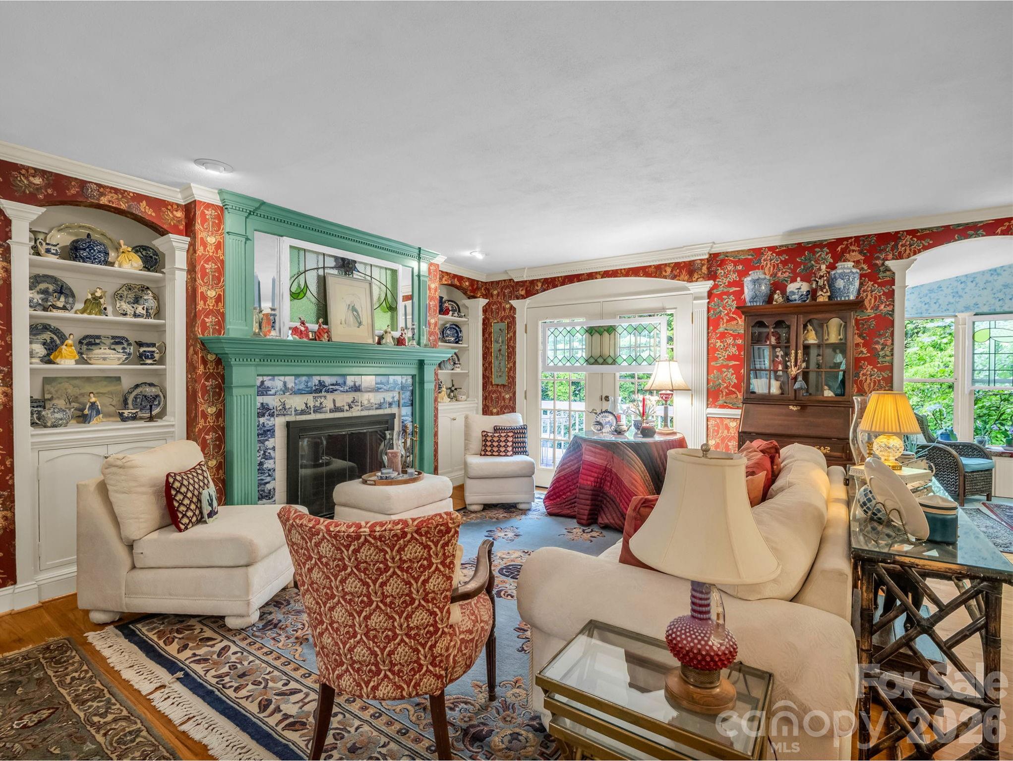 57 Tate Lane Tryon, NC 28782 - Photo 6 of 48 a living room with furniture and a fireplace