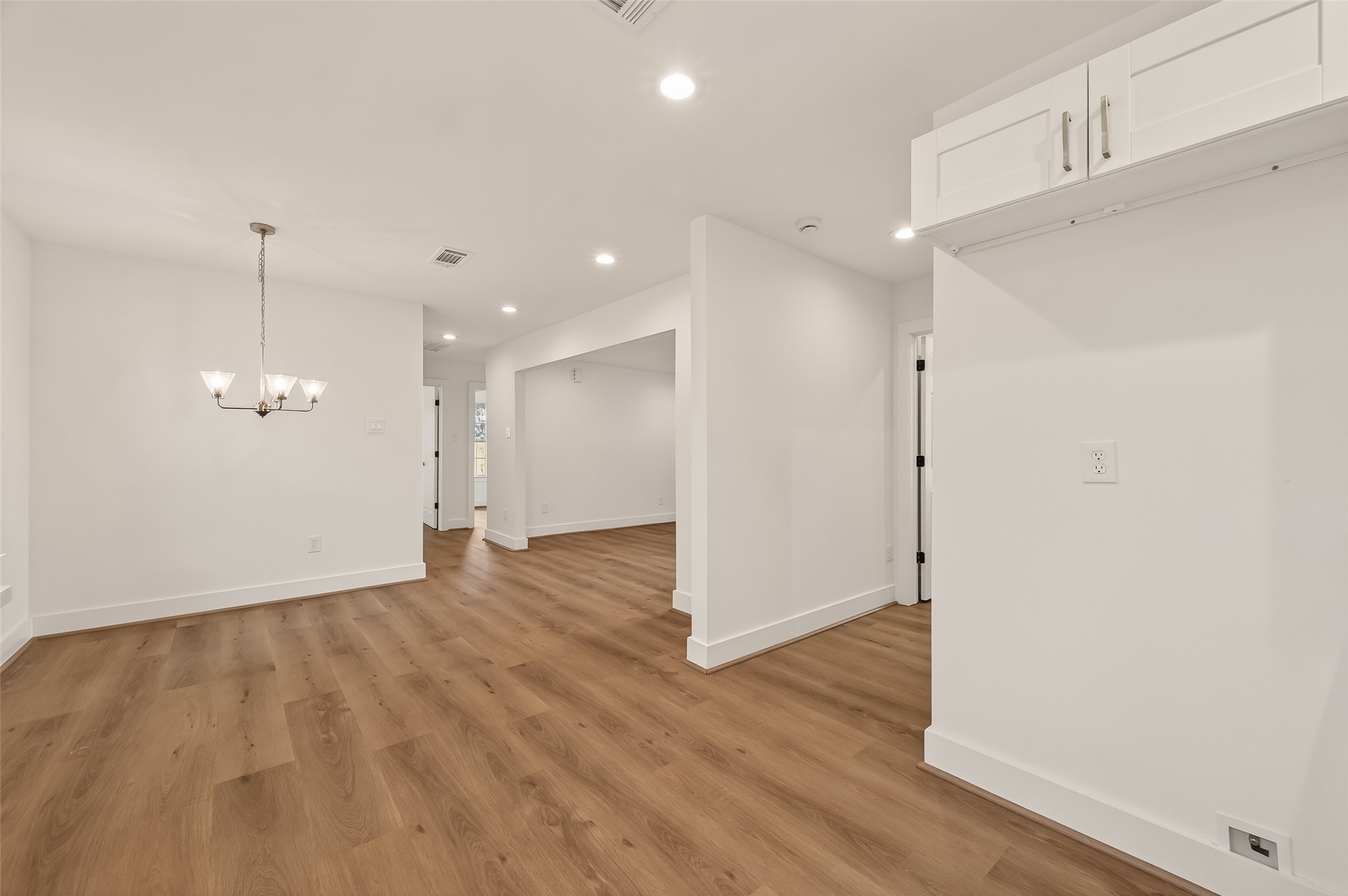 2723 Castledale Drive Houston, TX 77093 - Photo 16 of 38 a view of empty room with wooden floor