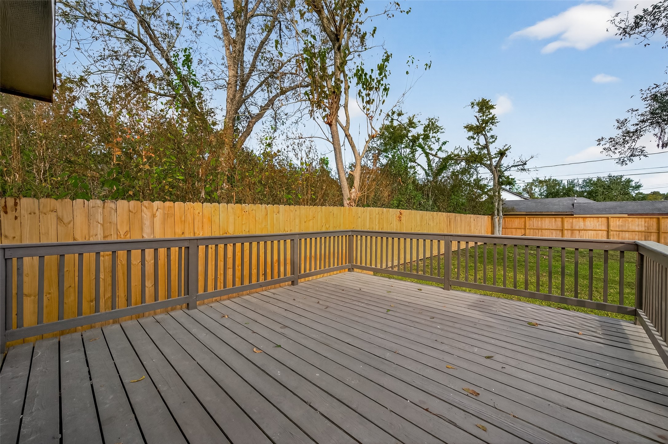 2723 Castledale Drive Houston, TX 77093 - Photo 33 of 38 a view of wooden deck