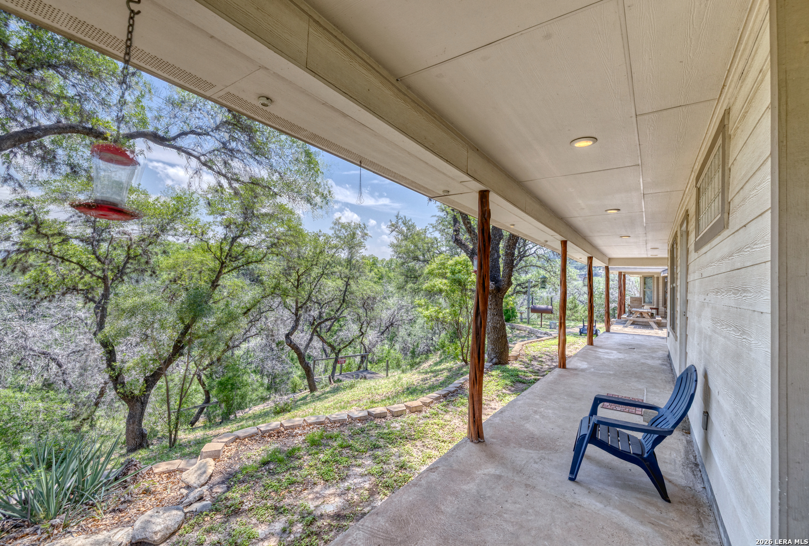 270 Robinson Road Concan, TX 78838 - Photo 12 of 50 a view of a room with a large window
