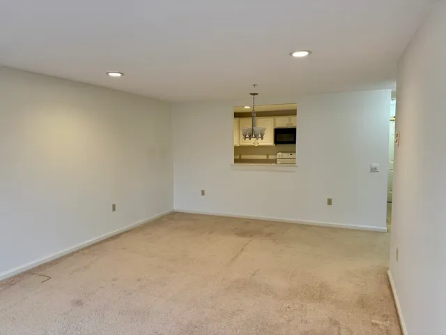 wooden view of an empty room