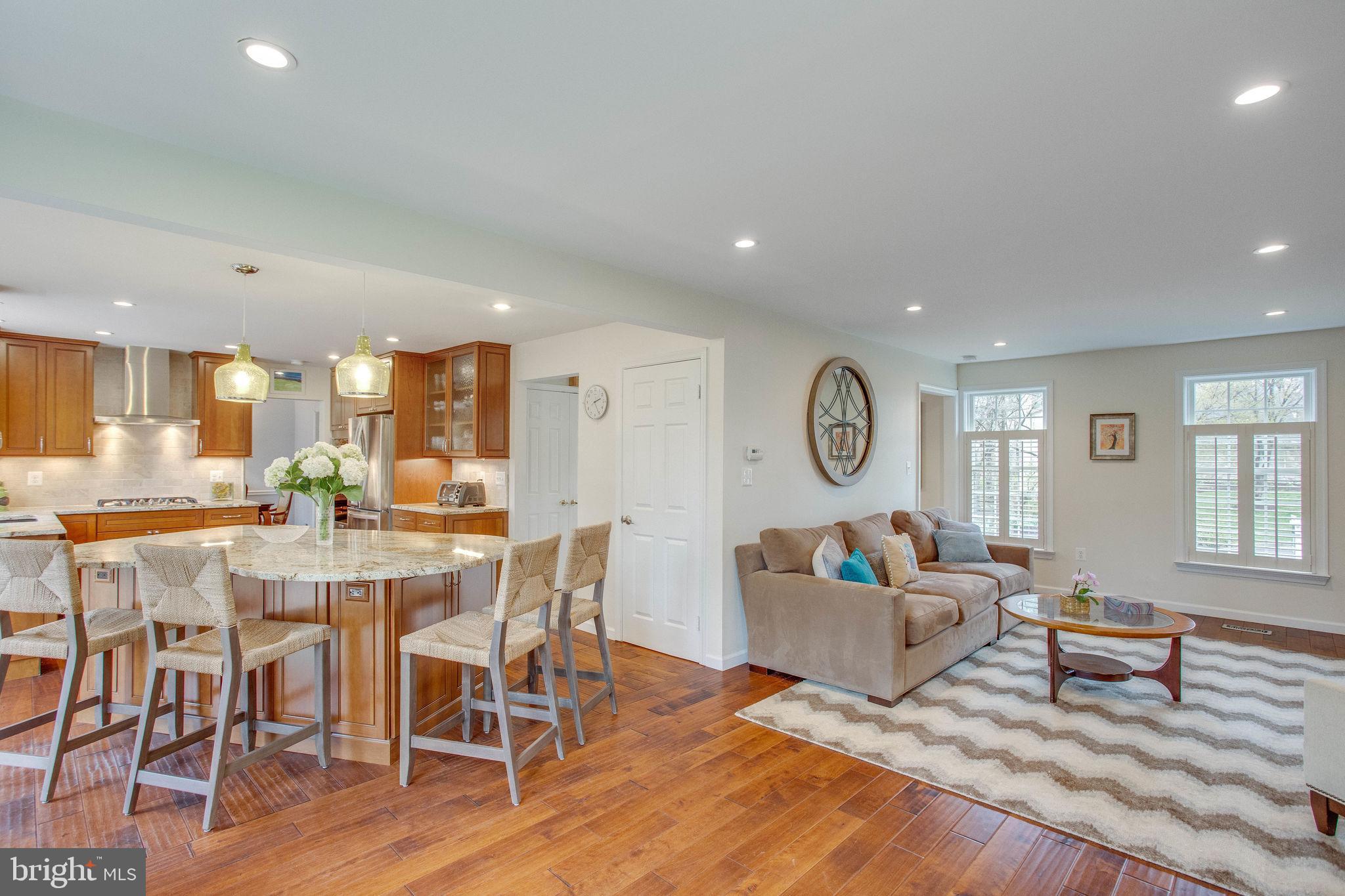 9027 Edgepark Road Vienna, VA 22182 - Photo 16 of 77 Beautifully renovated kitchen OPENS to great room!