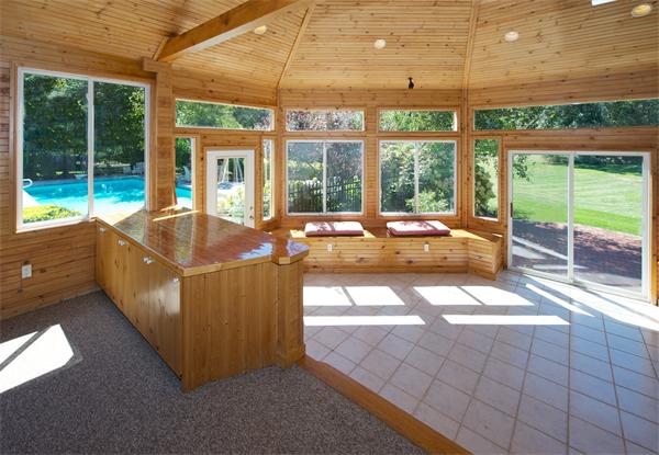 555 Concord Road Sudbury, MA 01776 - Photo 17 of 29 a swimming pool with outdoor seating and yard