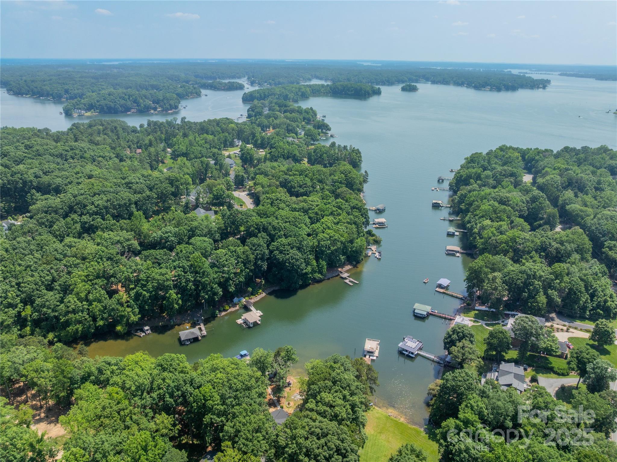 200 Greenbay Road Mooresville, NC 28117 - Photo 2 of 11 an aerial view of a houses with outdoor space and trees all around