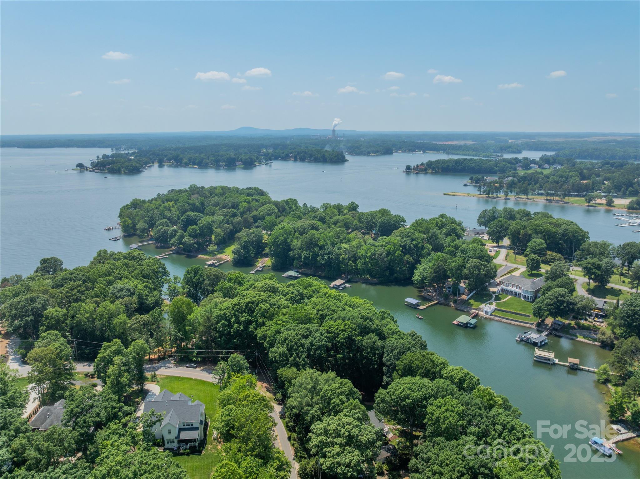 200 Greenbay Road Mooresville, NC 28117 - Photo 4 of 11 an aerial view of a houses with outdoor space and lake view