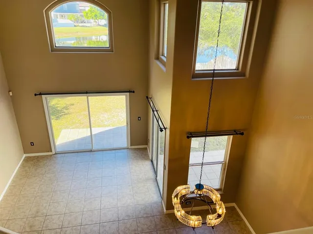 a bathroom with a window