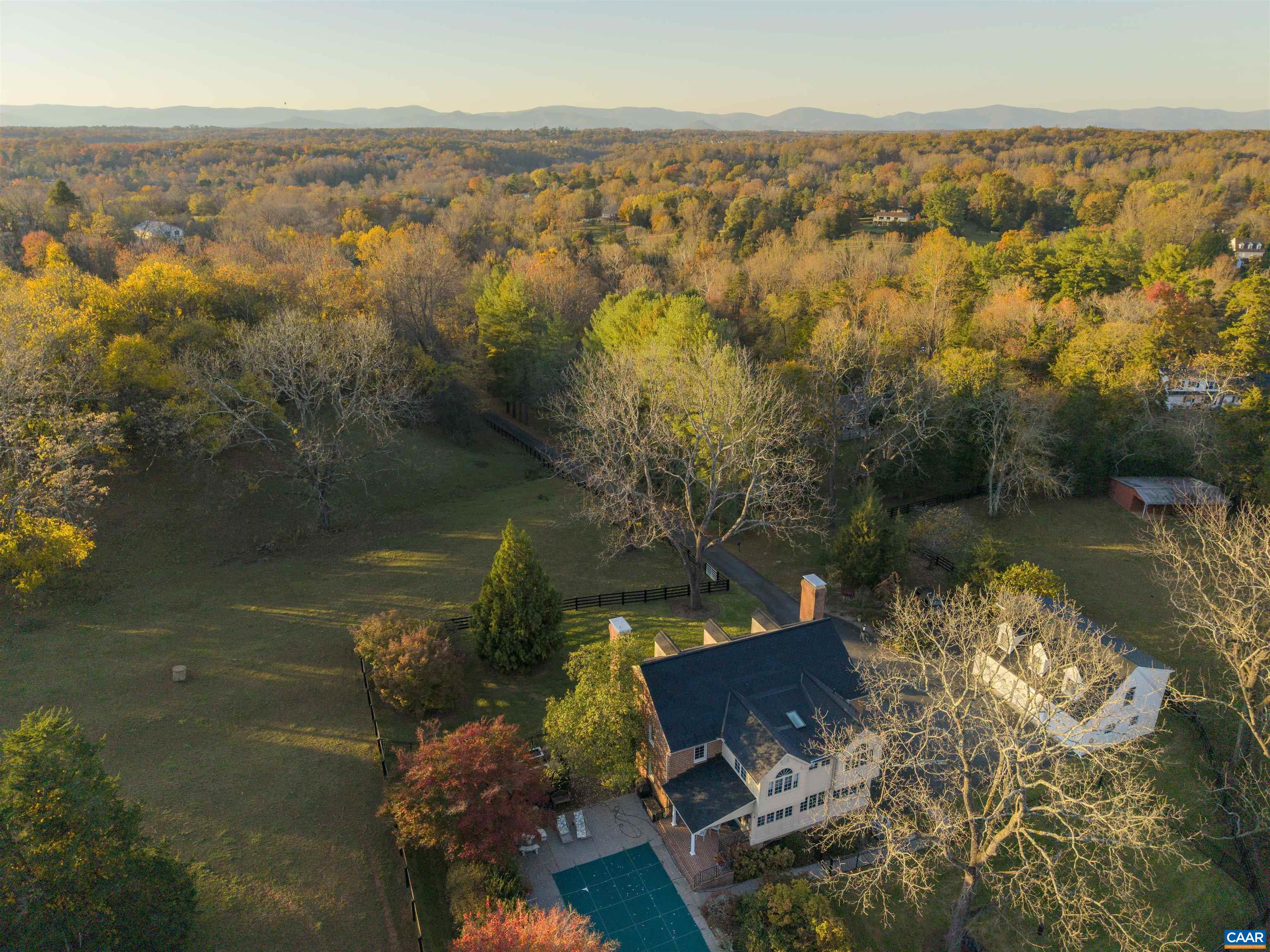 1789 Stony Point Road Charlottesville, VA 22911 - Photo 31 of 46 an aerial view of residential building with outdoor space and lake view