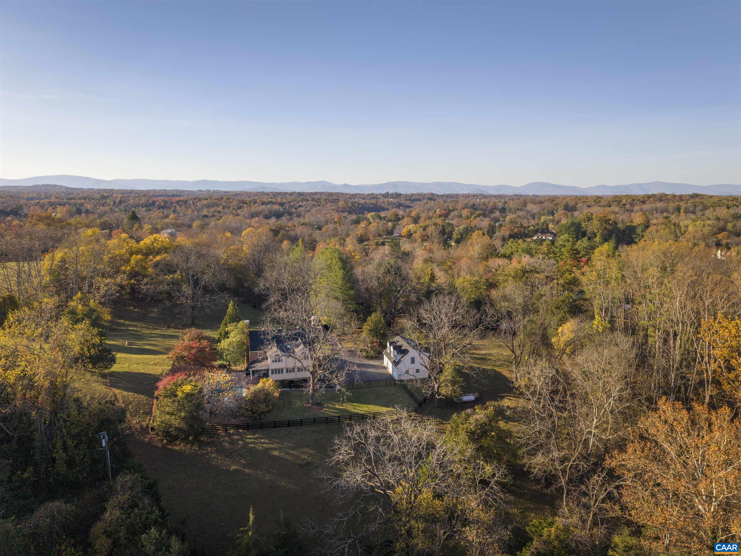 1789 Stony Point Road Charlottesville, VA 22911 - Photo 36 of 46 an aerial view of a house with a lake view