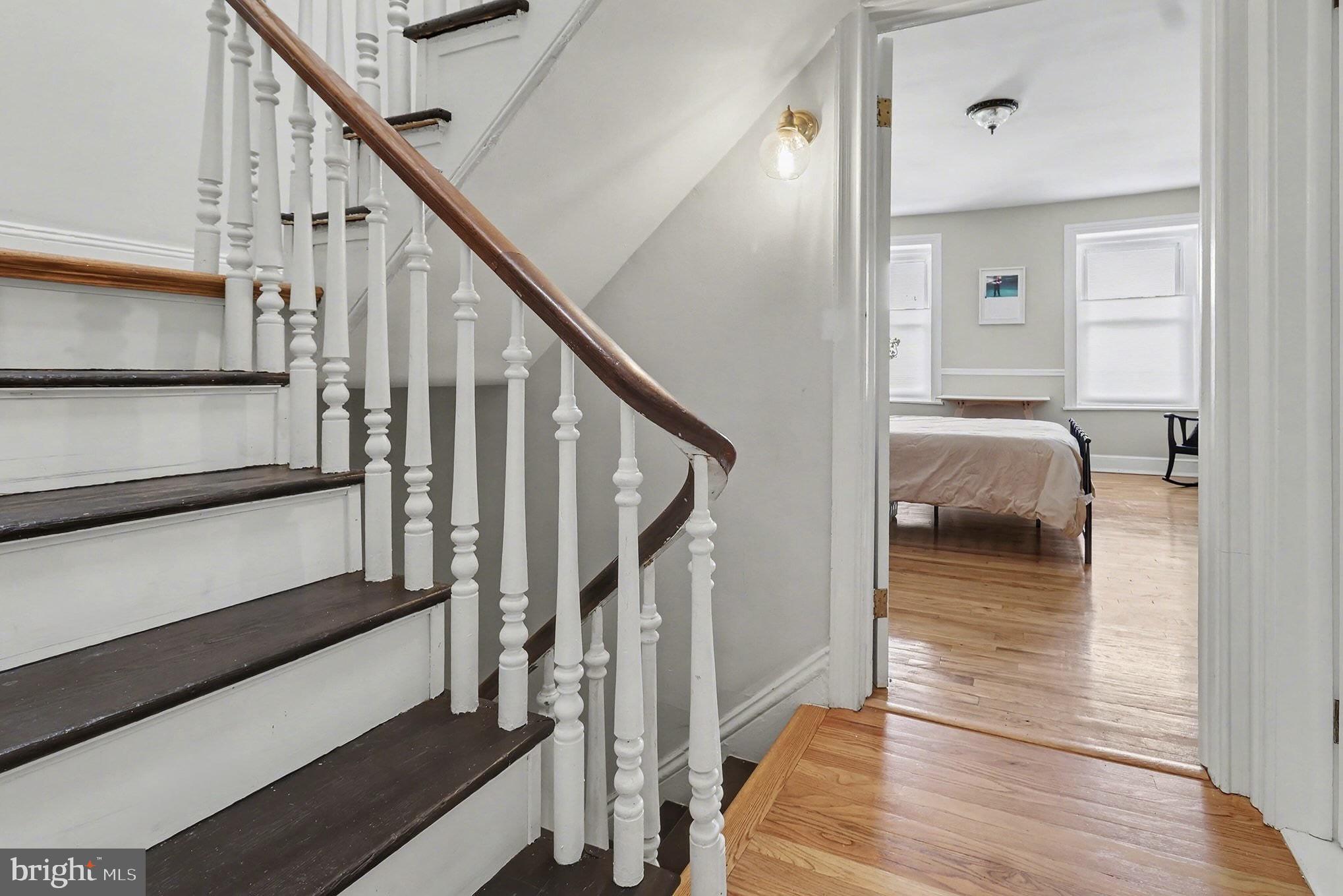 1410 Castle Avenue Philadelphia, PA 19145 - Photo 17 of 38 a view of entryway and hall with wooden floor