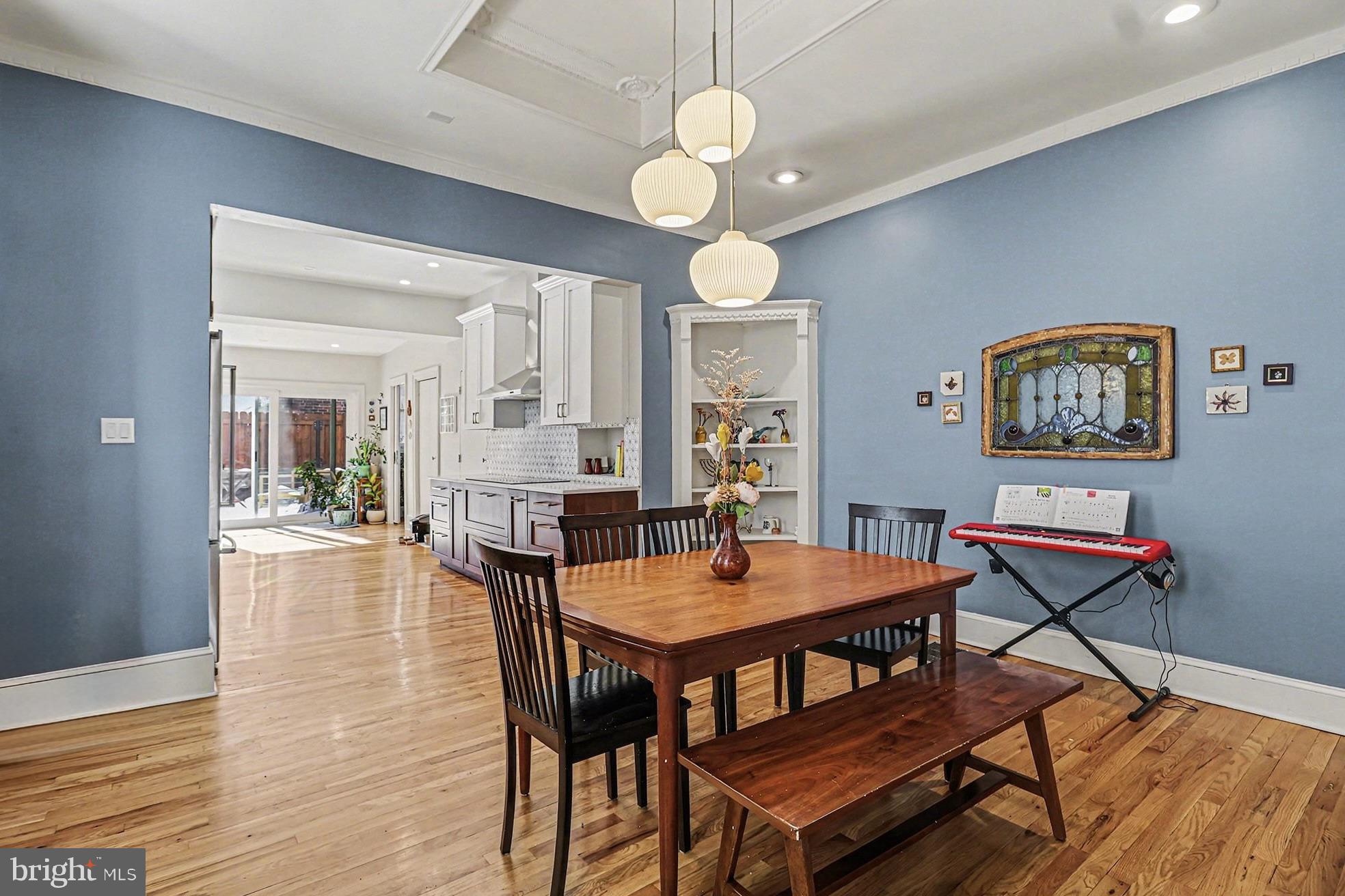 1410 Castle Avenue Philadelphia, PA 19145 - Photo 8 of 38 a view of a dining room with furniture and wooden floor