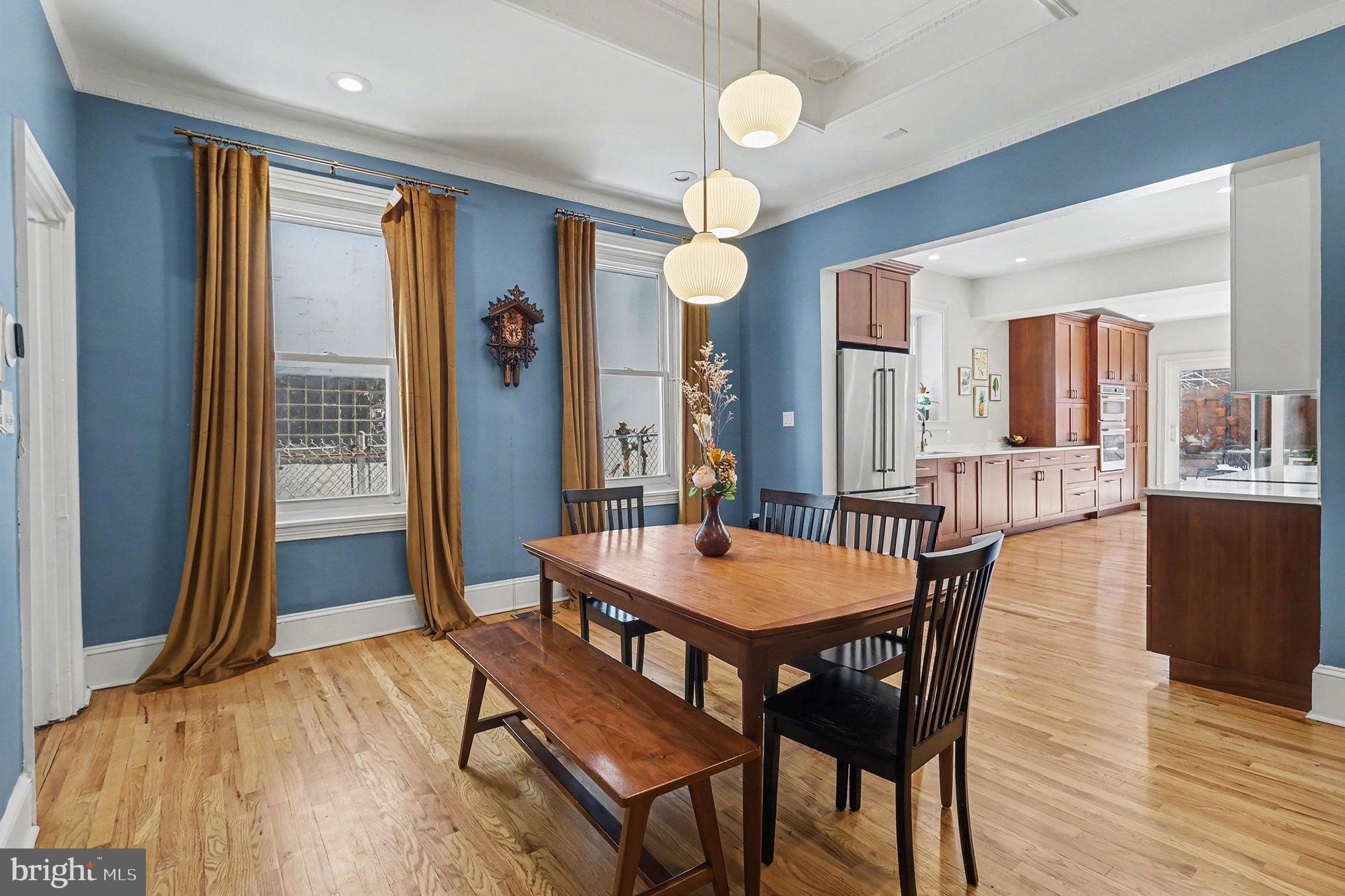 1410 Castle Avenue Philadelphia, PA 19145 - Photo 9 of 38 a view of a dining room with furniture window and wooden floor