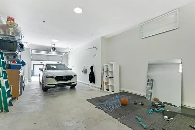 a view of a terrace with sitting area