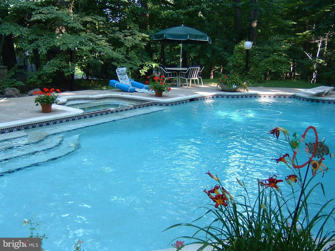 13205 Darnestown Road Gaithersburg, MD 20878 - Photo 22 of 25 Beautiful pool with hot tub