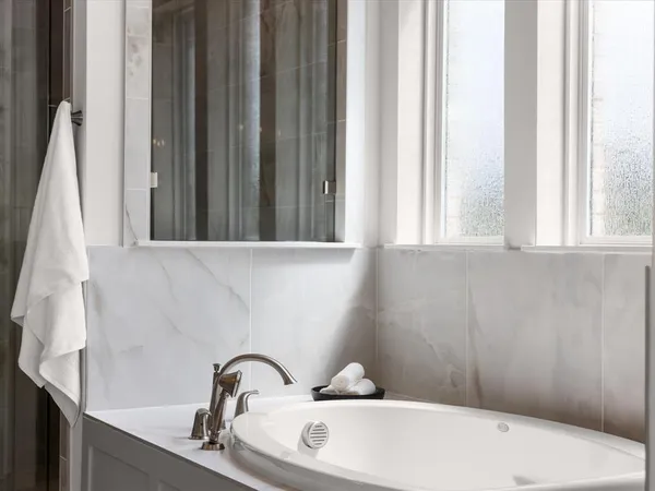 a bathroom with a sink and a bathtub