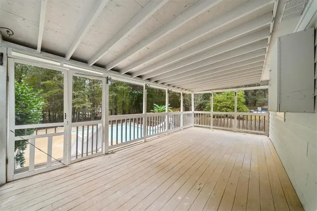 a view of a house with pool