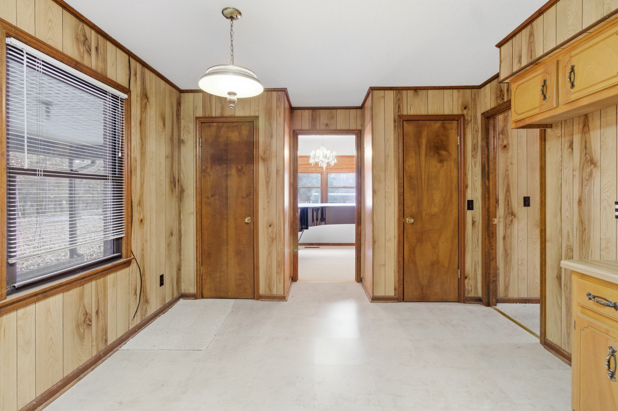 139 Magnolia Lane Normandy, TN 37360 - Photo 9 of 17 a view of a hallway with wooden shelves