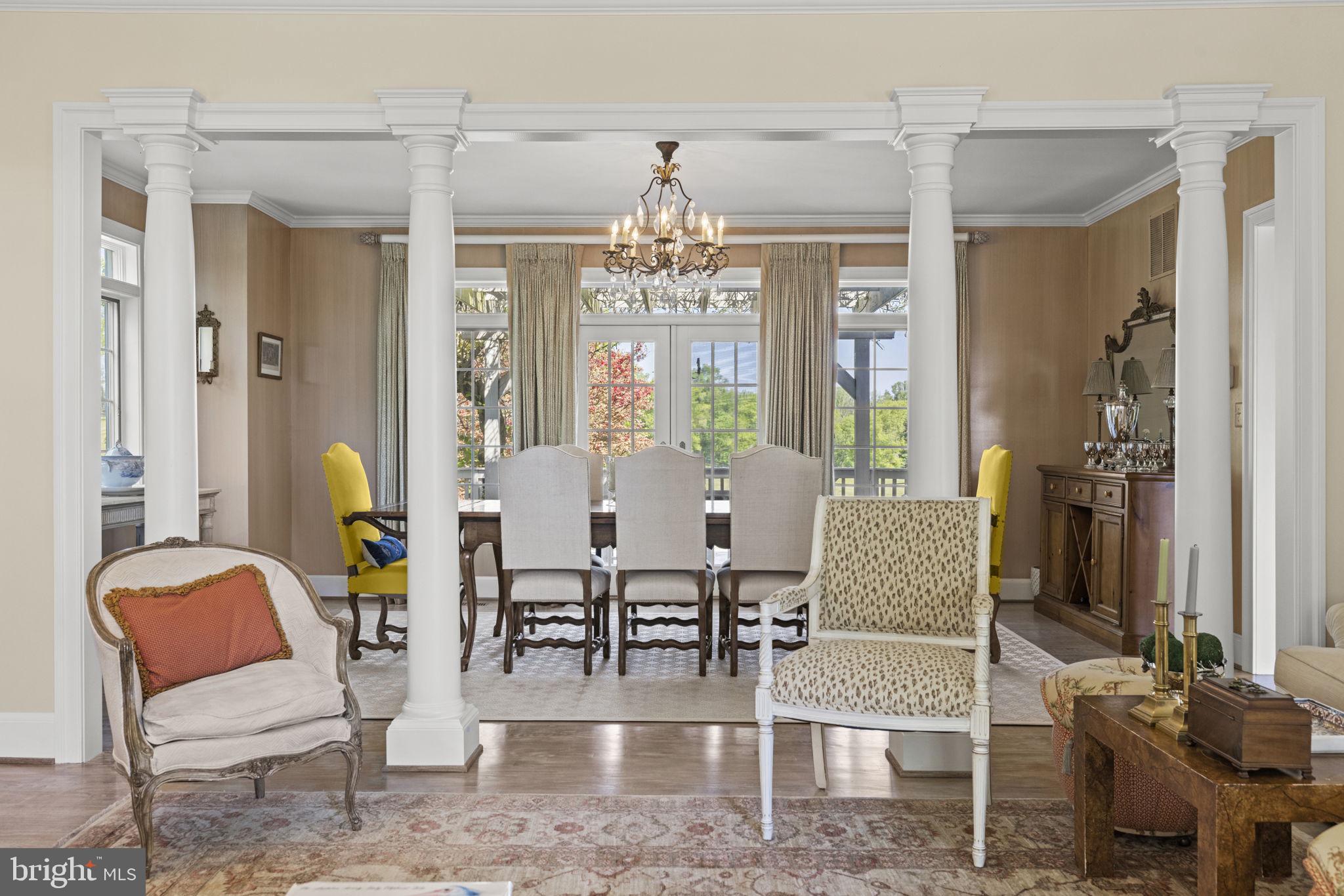 36190 Turkey Roost Road Middleburg, VA 20117 - Photo 17 of 88 a view of a dining room with furniture
