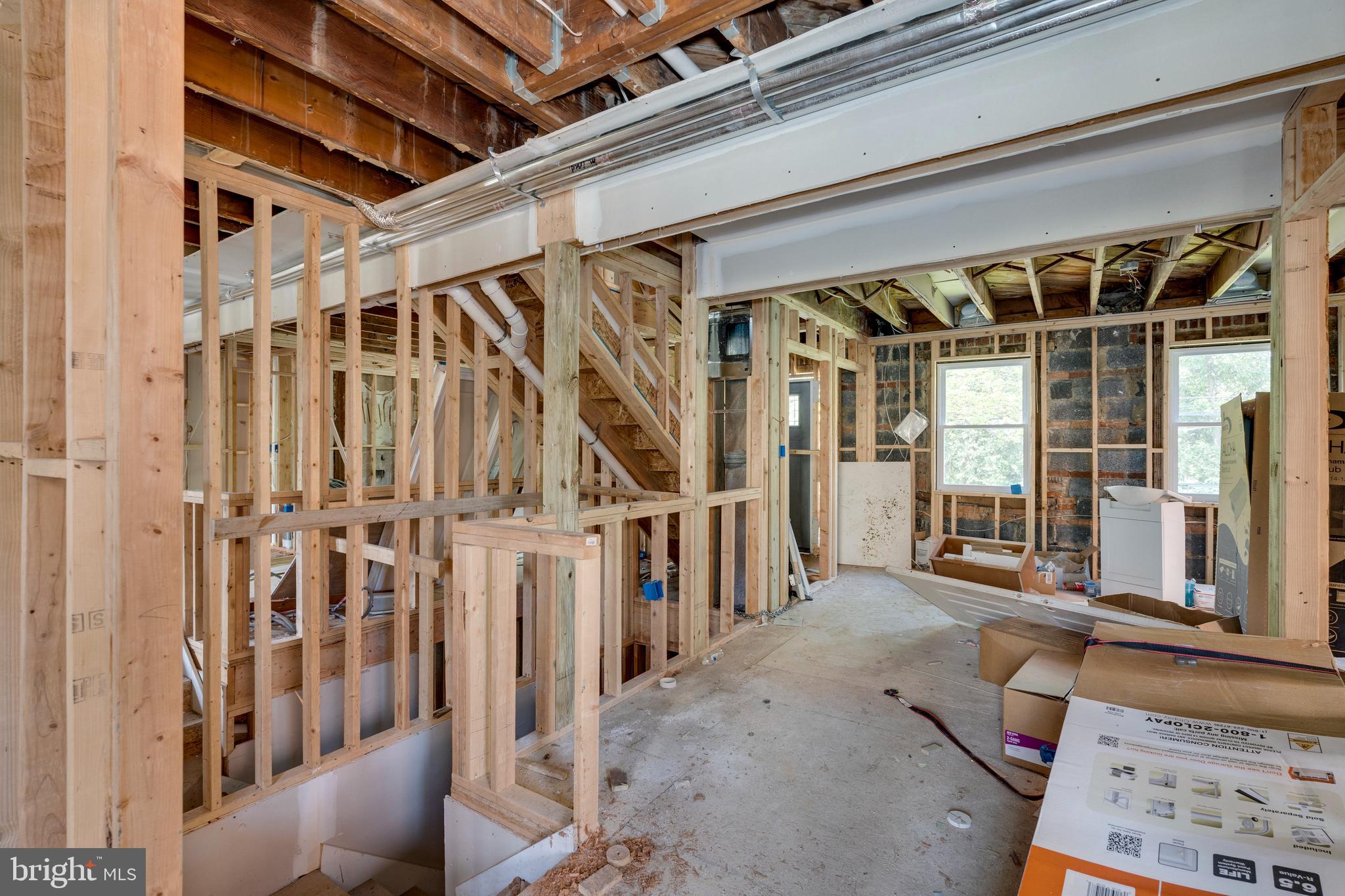 2908 2nd Street Southeast Washington, DC 20032 - Photo 11 of 28 a view of an entryway with a floor to ceiling window