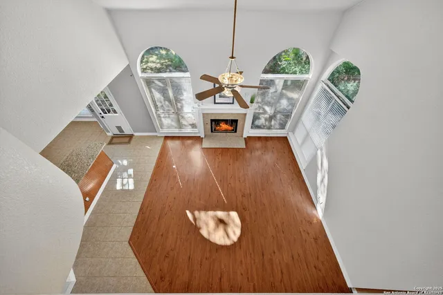 a view of living room with furniture and window