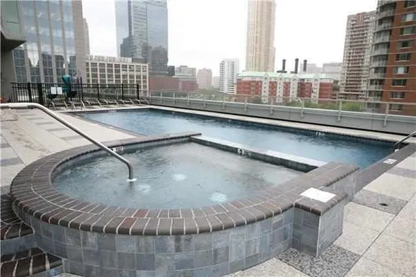 a view of outdoor space with swimming pool