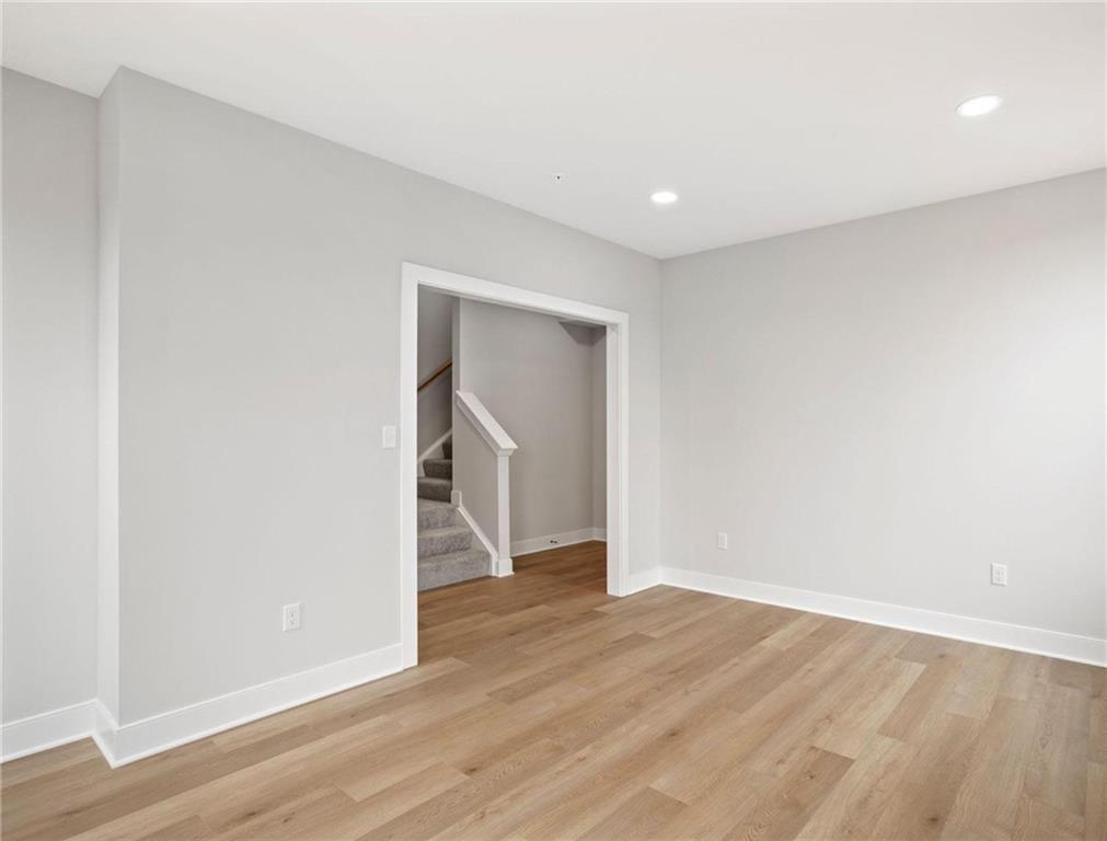 212 Oliver Way Cranberry Township, PA 16066 - Photo 19 of 49 a view of an empty room with wooden floor and closet