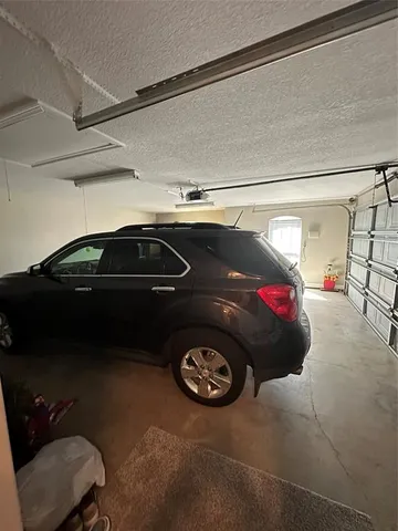 a car parked in garage