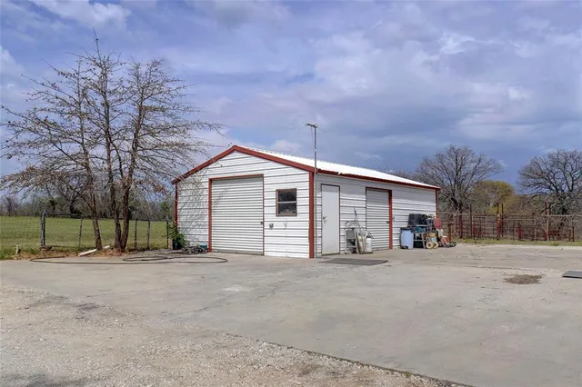 a view of a house with a outdoor space