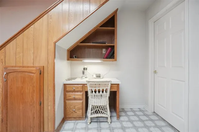 a kitchen with a sink and a microwave