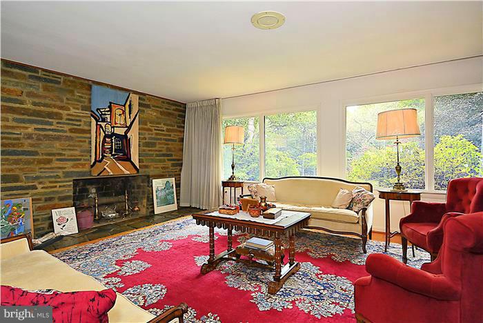 8501 Old Seven Locks Road Bethesda, MD 20817 - Photo 2 of 29 Living Room with Fireplace