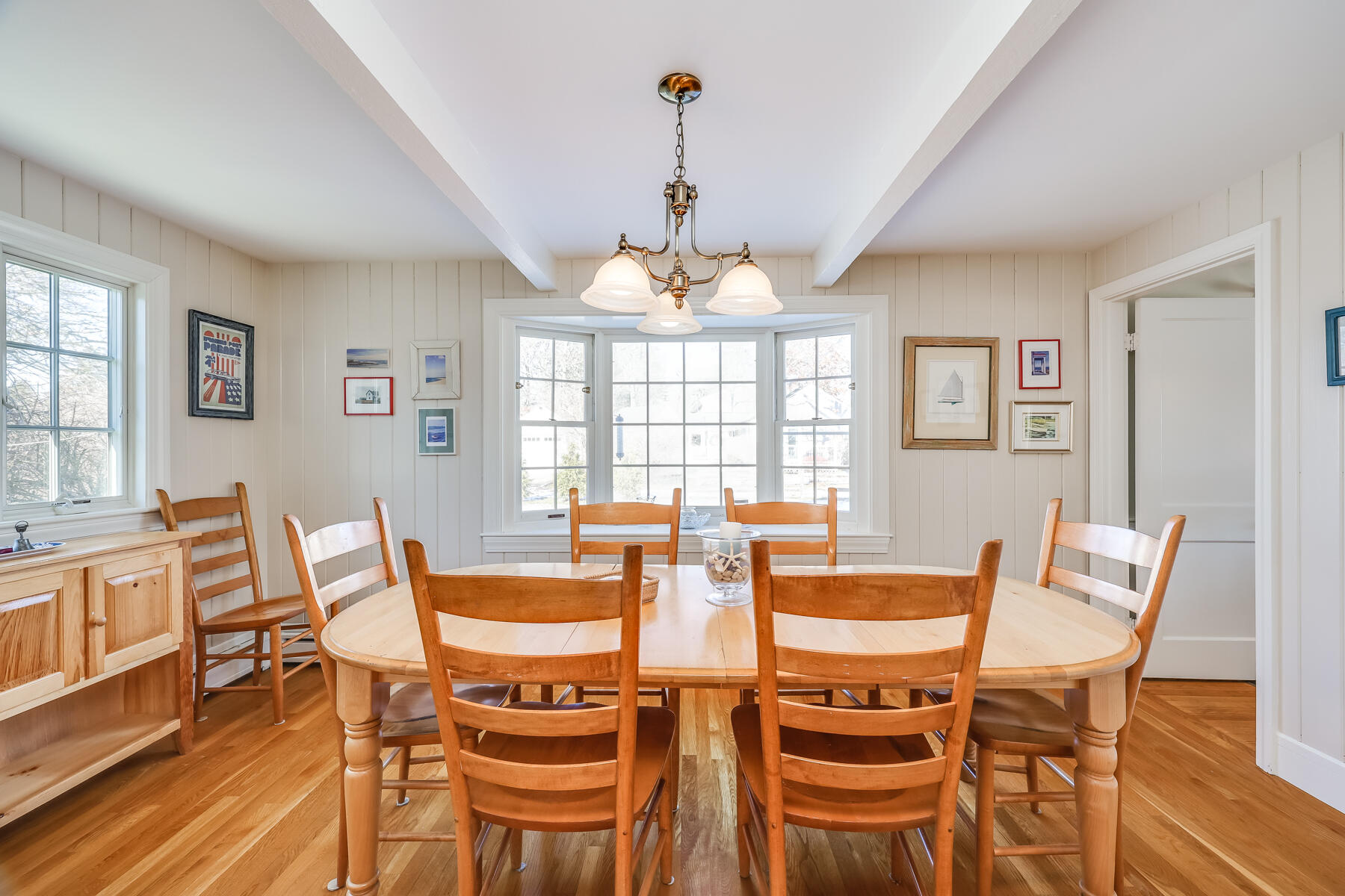 87 First Avenue Hyannis Port, MA 02601 - Photo 8 of 29 a view of a dining room with furniture window and wooden floor