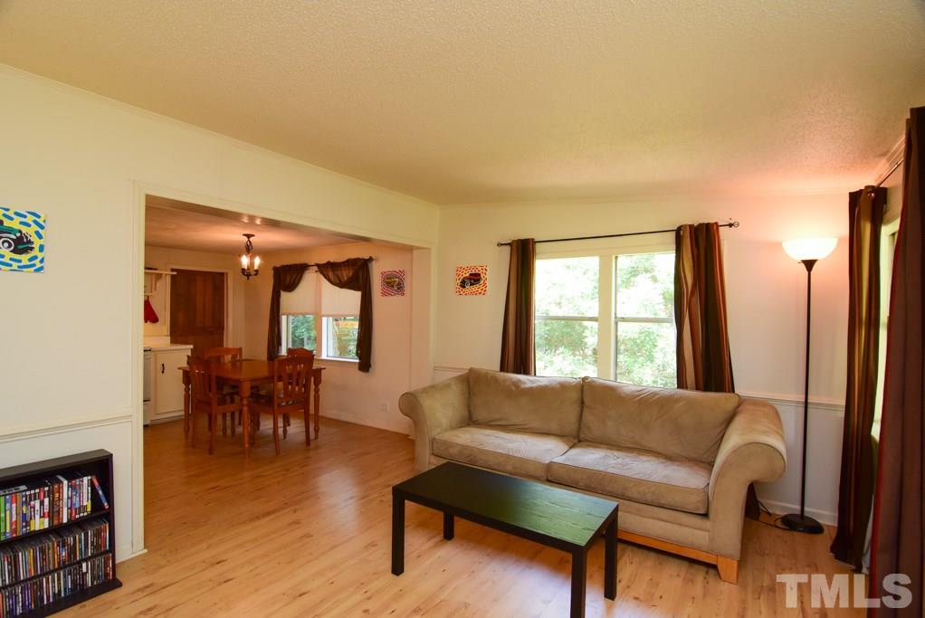 Substantial, elegant family room.