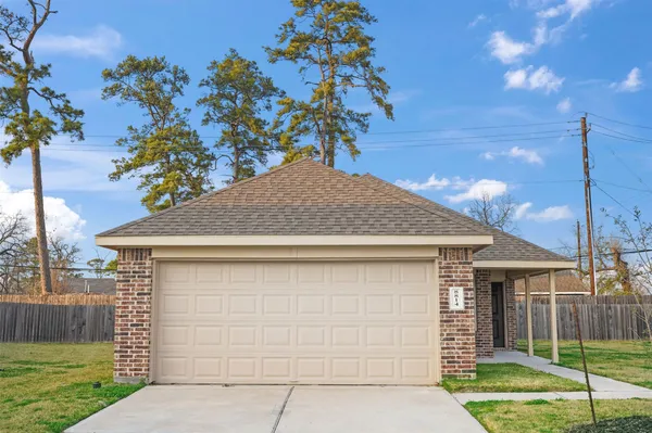 a house that has a tree in it