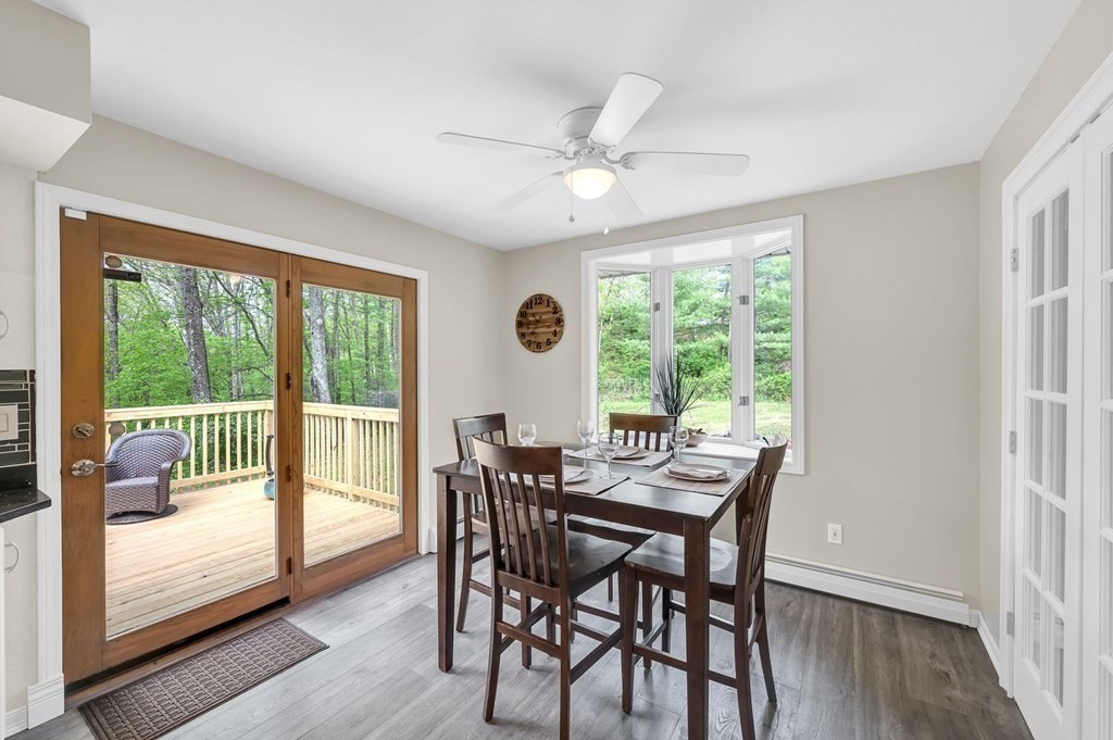 516 Old Wales Road Monson, MA 01057 - Photo 21 of 36 a view of a dining room with furniture window and wooden floor
