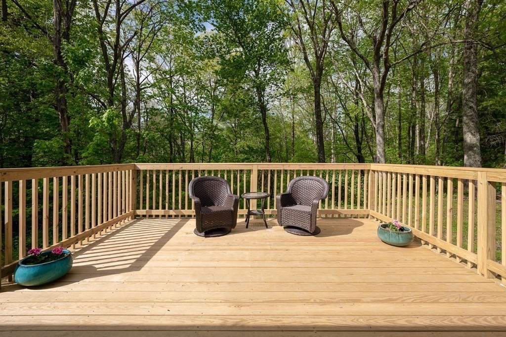 516 Old Wales Road Monson, MA 01057 - Photo 6 of 36 a view of sitting area and trees